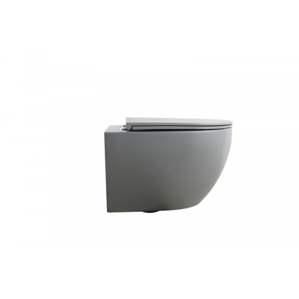Комплект: Mixxus Premium Ellipse-SET-2101 Gray Унітаз система змиву Tornado 3.0+ Інсталяція Koer KT-0404 + панель KT-0604-07 Gun Gray (MP6668)