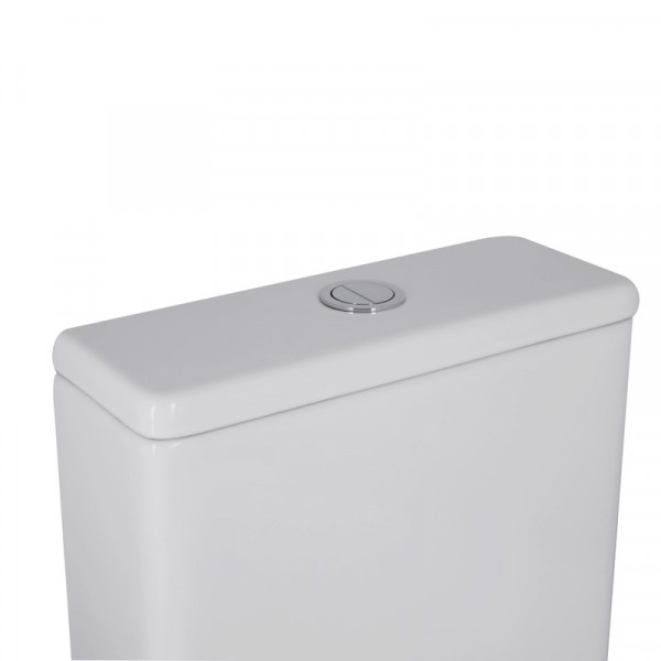 Бачок до унітазу-компакту MIXXUS PREMIUM ELLIPSE-0401-T1 TANK 430x390x140 у комплекті зі зливною арматурою (MI8317)