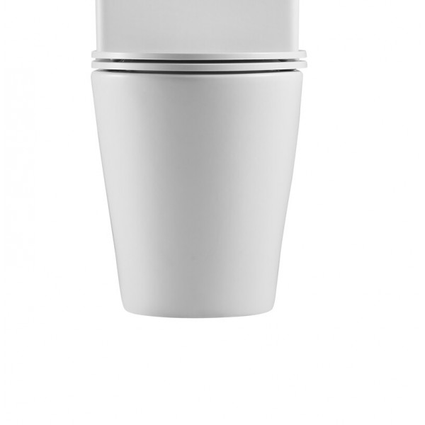 Чаша унітазу-компакту Mixxus Premium Bevel-0401-T1 Bowl 625х390х845 Tornado 1.0 без сидіння (MI8348)