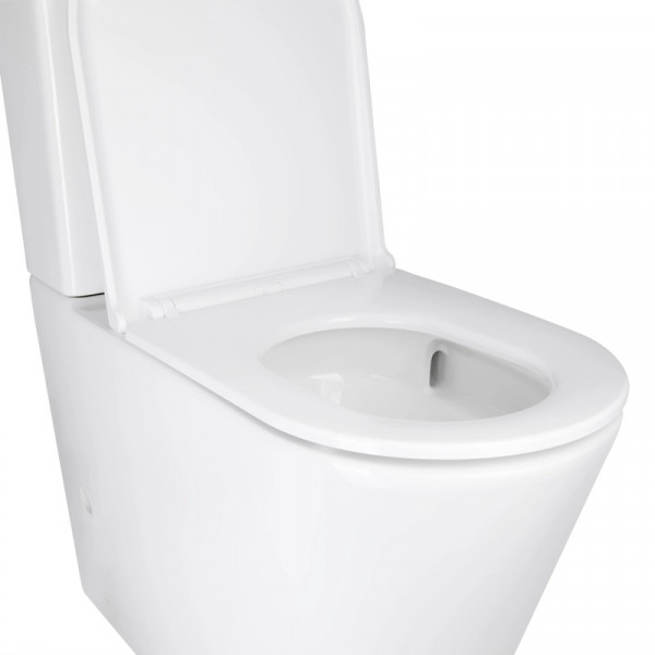 Чаша унітазу-компакту Mixxus Premium Bevel-0402-T1 Bowl 670х390х880 Tornado 1.0 без сидіння (MI8353)