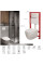 Комплект: Mixxus Premium Ellipse-SET-2101 Унітаз система змиву Tornado 3.0+ Інсталяція Koer KT-0404 + панель KT-0604-03 White (MP6667)