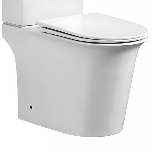 Чаша унітазу-компакту Mixxus Wave-0405-R Bowl 630х350х795 Rimless без сидіння (MI8363)