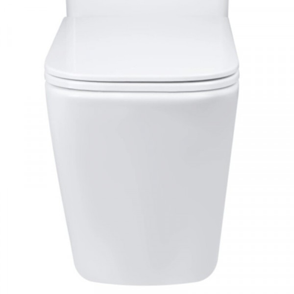 Чаша унітазу-компакту Mixxus Premium Quadro-0401-R Bowl 610х365х825 Rimless без сидіння (MI8339)