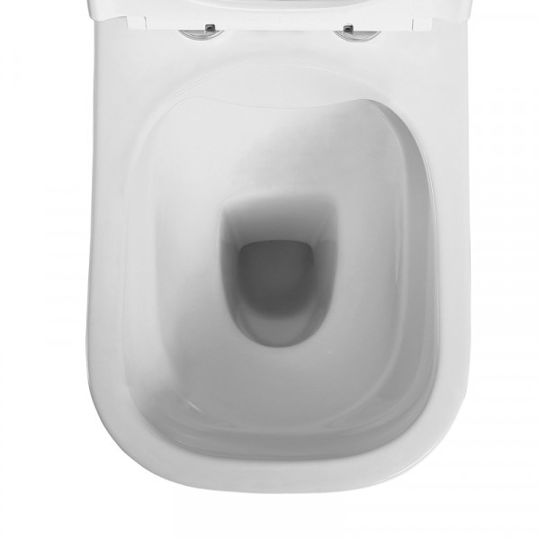 Чаша унітазу-компакту Mixxus Wave-0404-R Bowl 630х350х805 Rimless без сидіння (MI8362)
