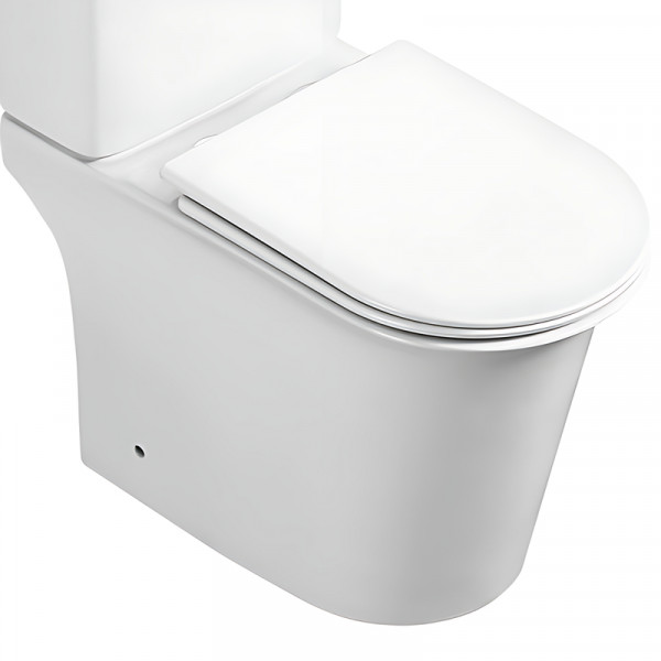 Чаша унітазу-компакту Mixxus Wave-0405-R Bowl 630х350х795 Rimless без сидіння (MI8363)