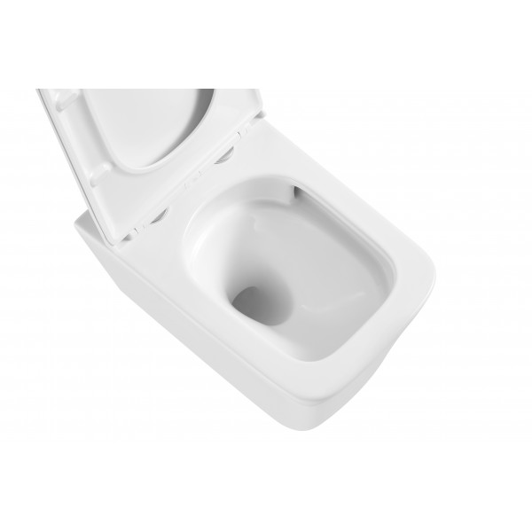 Унітаз підвісний MIXXUS PREMIUM QUADRO-0302-T1 530х360х365mm система змиву TORNADO 1.0 (MP6456)