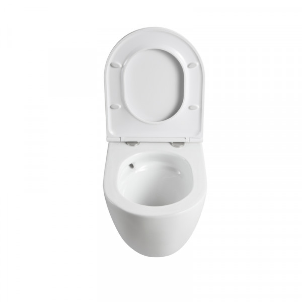 Комплект: Mixxus Premium Ellipse-SET-2102 Унітаз система змиву Tornado 3.0+ Інсталяція Koer KT-0404 + панель KT-0604-01 Chrome (MP6690)