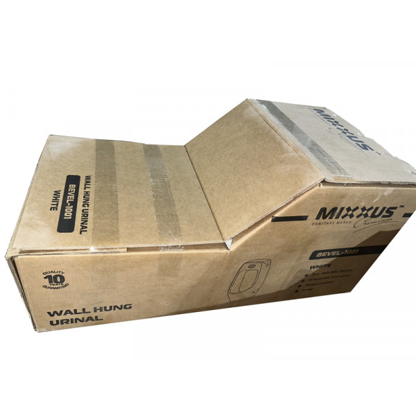 Пісуар підвісний Mixxus Premium BEVEL-1001 390x395x795mm з ІЧ-датчиком автоматичного змиву (MP6661)
