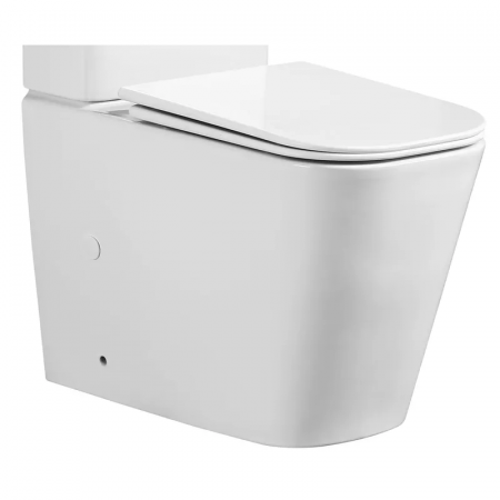 Чаша унітазу-компакту Mixxus Quadro-0404-T1 Bowl 660х360х820 Tornado 1.0 без сидіння (MI8342)