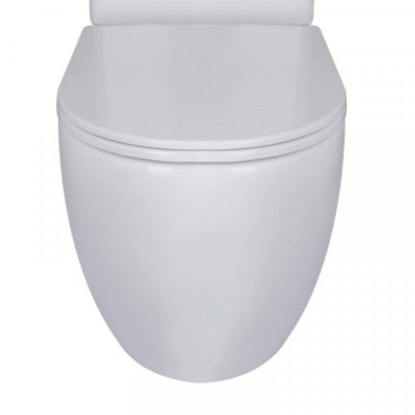 Чаша унітазу-компакту Mixxus Premium Ellipse-0401-T1 Bowl 630х390х840 Tornado 1.0 без сидіння (MI8344)