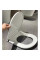 Сидіння-кришка для унітазу Koer AC-0101-SEAT COVER 450х390х80mm дюропласт з мікроліфтом (KR5617)