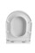 Сидіння-кришка для унітазу Koer AC-0101-SEAT COVER 450х390х80mm дюропласт з мікроліфтом (KR5617)