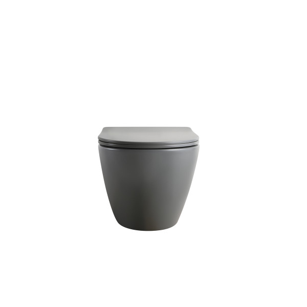 Унітаз підвісний Mixxus Premium ELLIPSE-0309-T1 GRAY 530x360x350mm система змиву TORNADO 1.0 (MP6655)