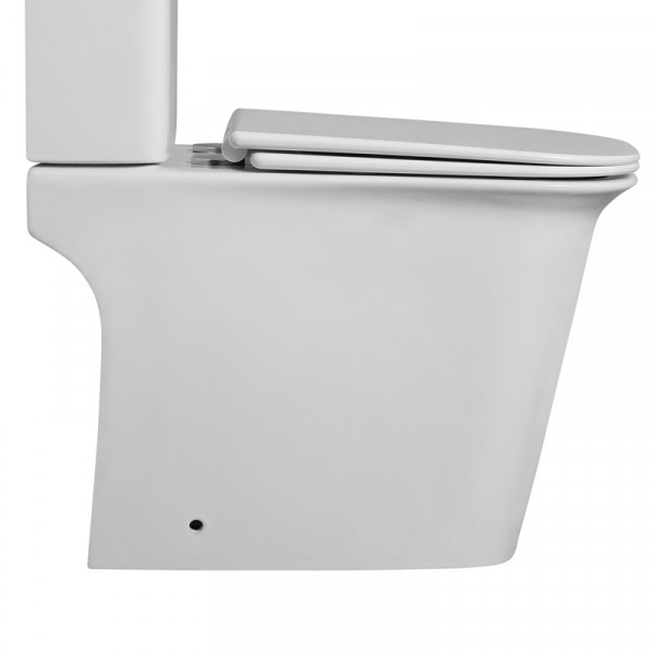 Чаша унітазу-компакту Mixxus Wave-0404-R Bowl 630х350х805 Rimless без сидіння (MI8362)