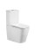 Чаша унітазу-компакту Mixxus Quadro-0404-T1 Bowl 660х360х820 Tornado 1.0 без сидіння (MI8342)