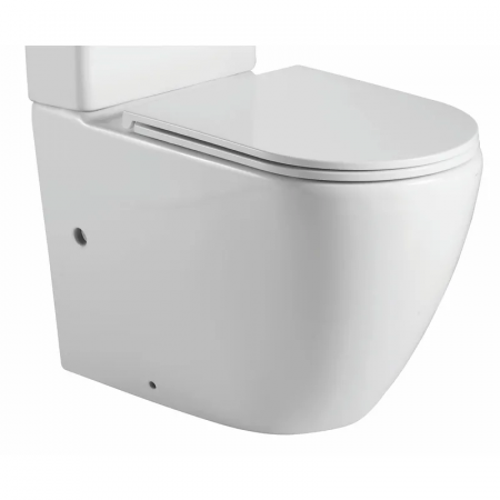 Чаша унітазу-компакту Mixxus Premium Ellipse-0402-R Bowl 660х390х855 Rimless без сидіння (MI8346)
