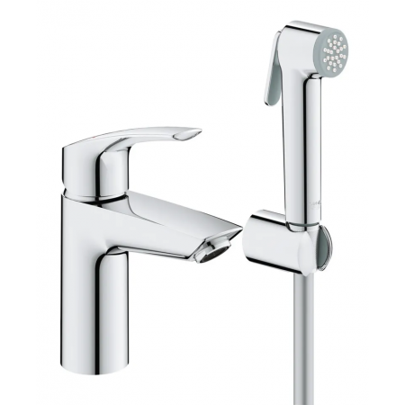 Змішувач для раковини з гігієнічним душем Grohe Eurosmart New (23124003)