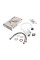 Змішувач для кухні MIXXUS ETNA 014-T NUT WHITE REFL.WHITE (Колір білий+силіконовий вилив білий) (MI8424)
