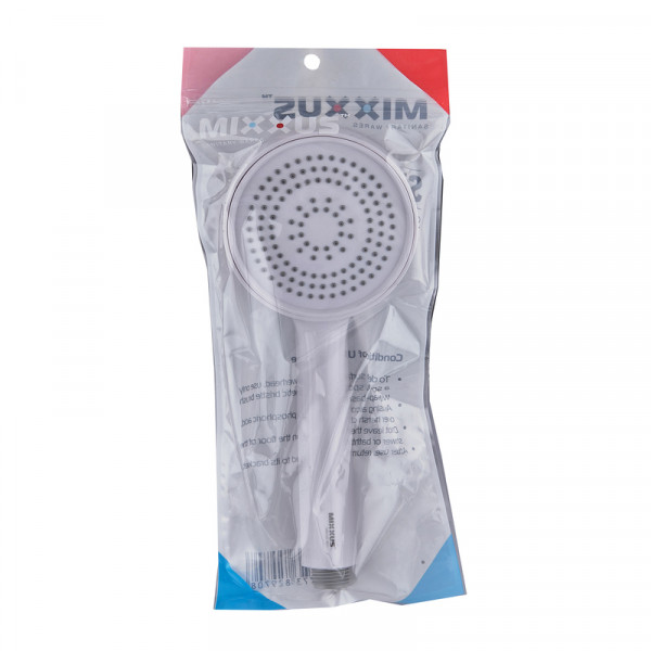 Лійка для душу MIXXUS SH-60 WHITE 1 функція (Колір білий) (MI8297)