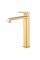 Змішувач для умивальника Haiba GAUDI 001 (HIGH) BRUSHED GOLD (HB9597)