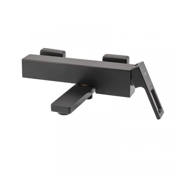 Змішувач для ванни з коротким виливом Koer KB-41009-05 (Колір чорний) (KR3503)