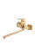 Змішувач для ванни Haiba GAUDI 006 EURO BRUSHED GOLD (HB9598)