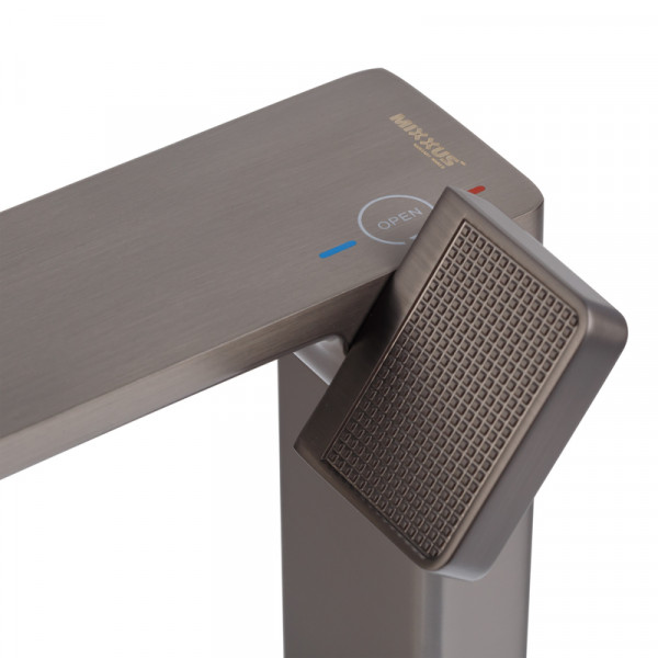 Змішувач для умивальника MIXXUS PREMIUM TERRA 001 NUT GRAPHITE (колір графіт) (MI8383)