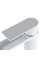 Змішувач для умивальника високий HAIBA ALEX 001 HIGH NUT WHITE-CHROME (Колір білий хром) (HB9564)