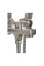 Змішувач для ванної кімнати Haiba Kubus 009 Euro Graphite (HB4007)