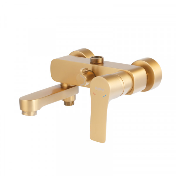 Душова колона зі змішувачем HAIBA MILANO 003-J BRUSHED GOLD (Колір матове золото) (HB9620)