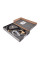 Змішувач для кухні MIXXUS PREMIUM ROSSI 017 BRUSHED GOLD REFL.BLACK (Колір матове золото+силік. вилив чорний) (MP6723)
