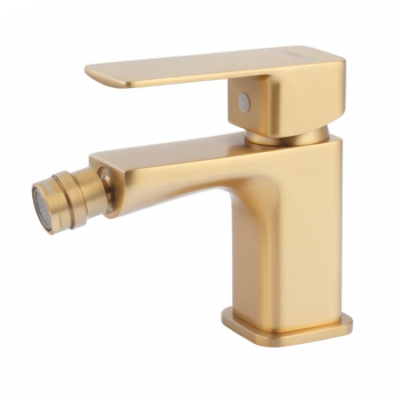 Змішувач для біде HAIBA KUBUS 002 BRUSHED GOLD (Колір матове золото) (HB9624)