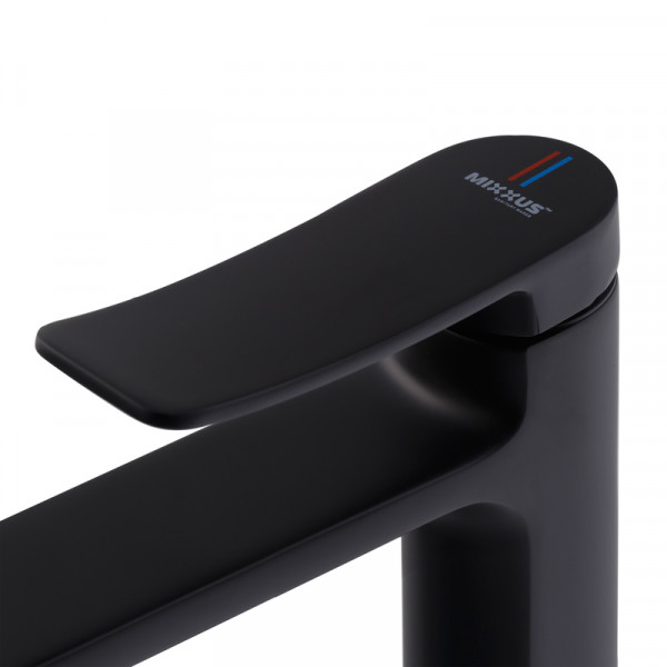 Змішувач для умивальника MIXXUS PREMIUM DALI 001 NUT BLACK (Колір чорний) (MI6750)