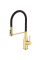 Змішувач для кухні Mixxus Premium Summer 017 BRUSHED GOLD REFL.BLACK (MI6964)