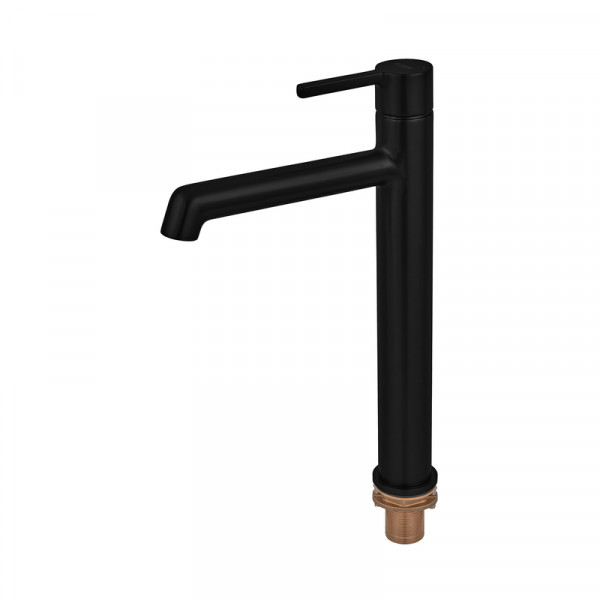 Змішувач для умивальника високий KOER KB-11029-05 (Колір чорний) (KR5488)
