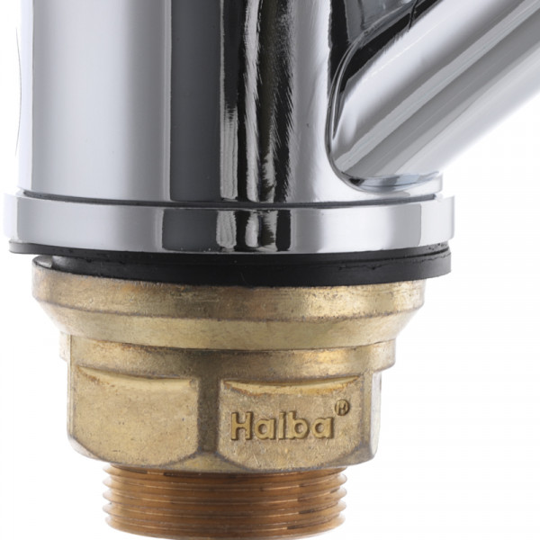 Змішувач для умивальника HAIBA COSMOS 555-15CM NUT (Колір хром) (HB0794)
