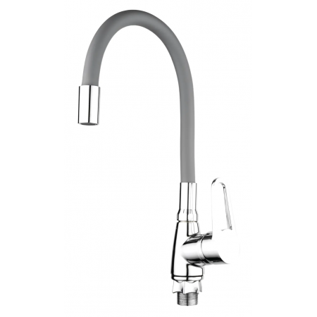 Змішувач для кухні Mixxus Elba 014 (Nut) Refl.Grey (без підведення) (MI6308)