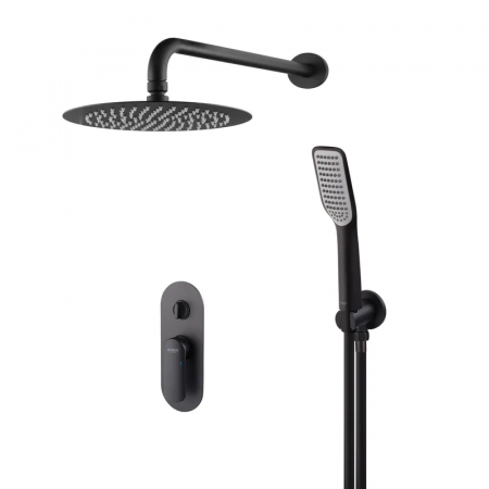 Вбудована душова система Koer KB-62028-05 2 функції (Колір чорний) (KR6009)