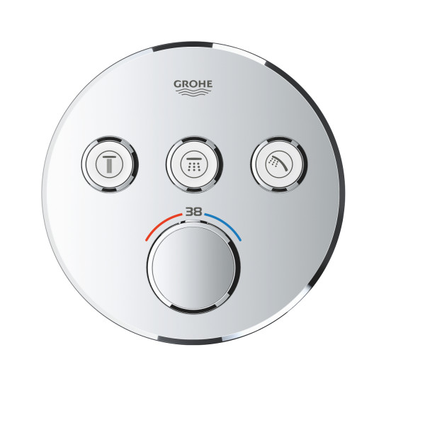 Термостат прихованого монтажу на 3 споживача Grohe Grohtherm SmartControl (29121000)