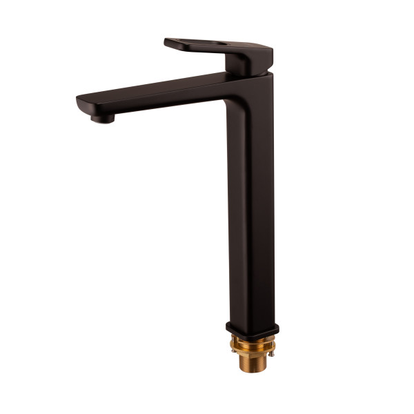 Змішувач для умивальника високий KOER KB-11031-05 (Колір чорний) (KR5434)