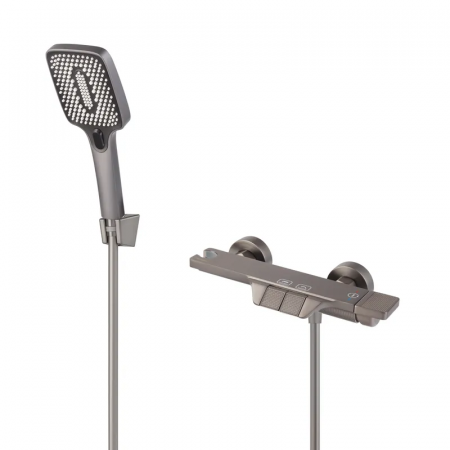 Змішувач для ванни MIXXUS PREMIUM TERRA 009 GRAPHITE (колір графіт) (MI8384)
