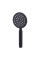 Ручний душ Mixxus SH-01.SUS Black з нерж. сталі (MI6119)