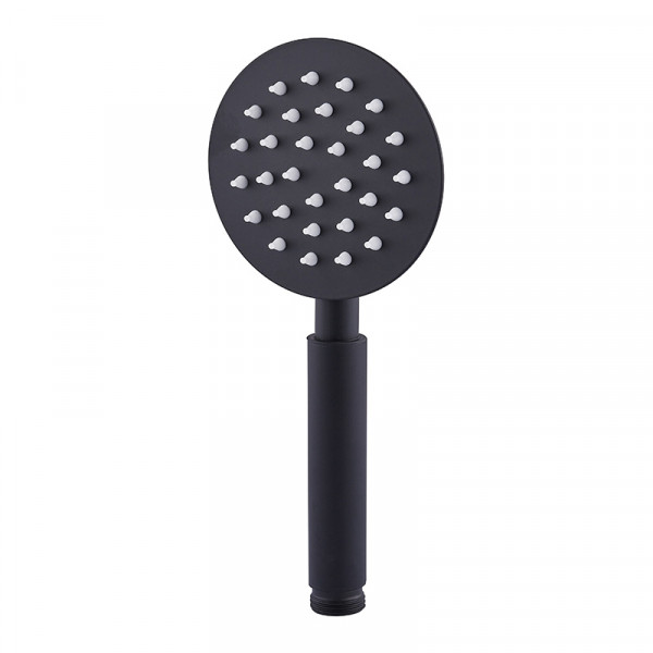 Ручний душ Mixxus SH-01.SUS Black з нерж. сталі (MI6119)