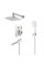 Душова система вбудована Koer KB-66009-04 3 функціі (Колір хром+білий) (KR5990)
