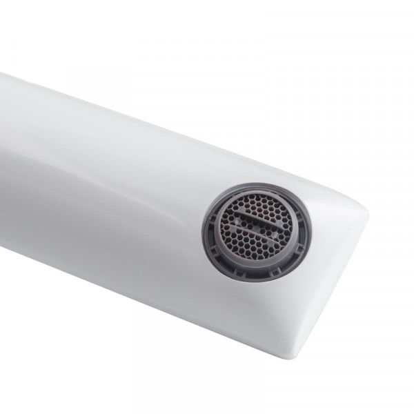 Змішувач для умивальника високий HAIBA ALEX 001 HIGH NUT WHITE-CHROME (Колір білий хром) (HB9564)