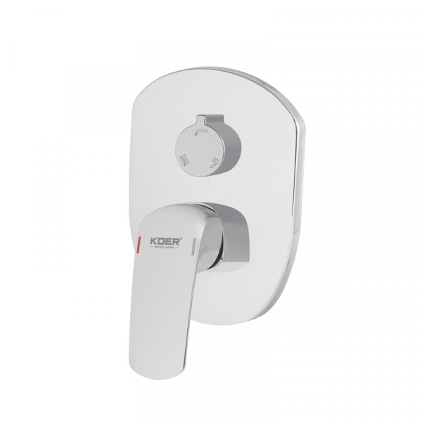 Душова система вбудована KOER KB-64008-01, 3 функції (Колір хром) (KR3476)