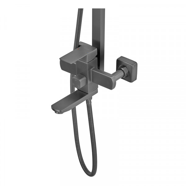 Душова колона MIXXUS KUB-009-J GRAPHITE зі змішувачем з нерж. сталі SUS304 (Колір графіт) (MI6845)