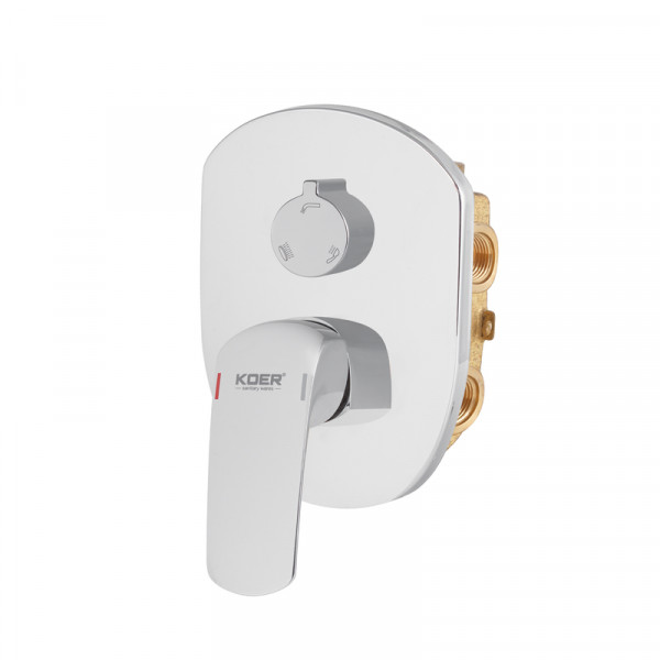 Душова система вбудована KOER KB-64008-01, 3 функції (Колір хром) (KR3476)
