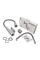 Змішувач для кухні MIXXUS ETNA 014-T NUT REFL.GREY (Колір хром+силіконовий вилив сірий) (MI8420)