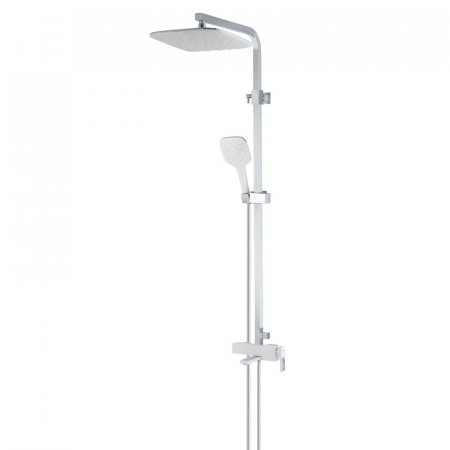 Душова колона зі змішувачем KOER KB-56009-04, 3 функціі (Колір хром+білий) (KR5987)